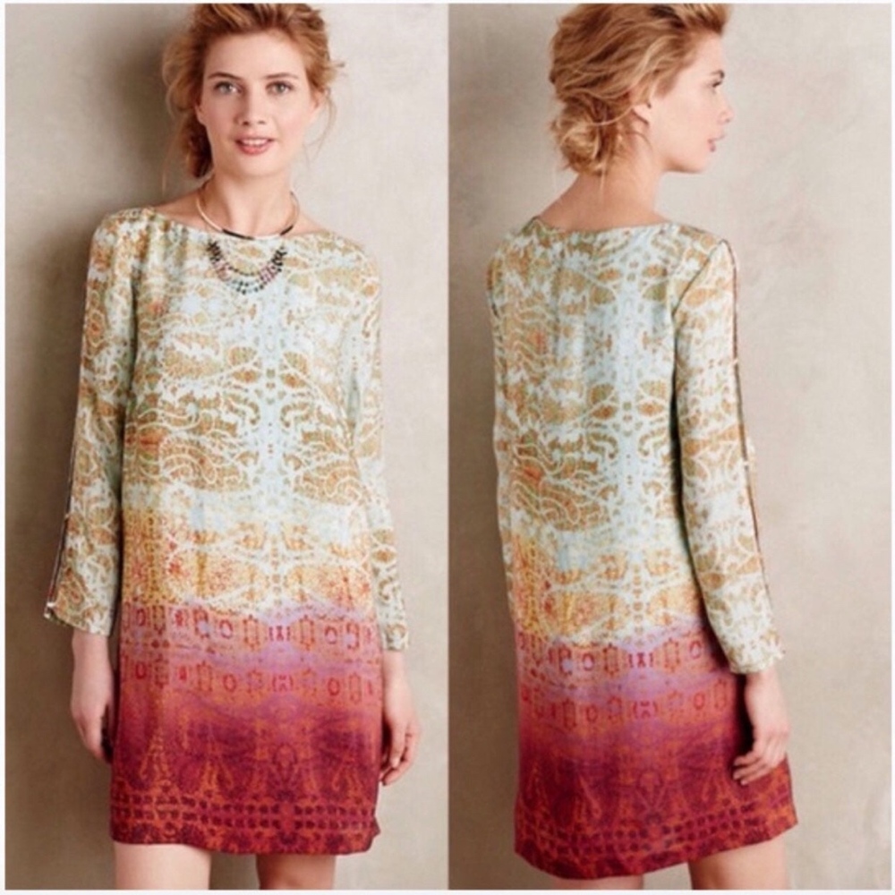 Anthropologie Maeve Cleome Dress size M